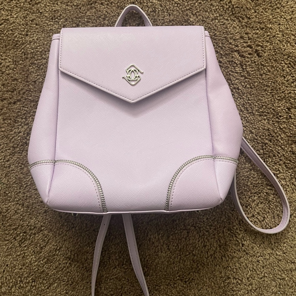 Diane mini lavender convertible backpack from Glass Ladder and Co
